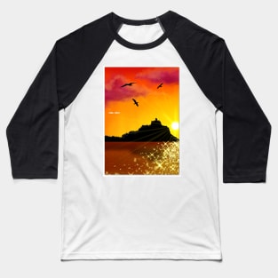 St. Michaels Mount Sunset Baseball T-Shirt